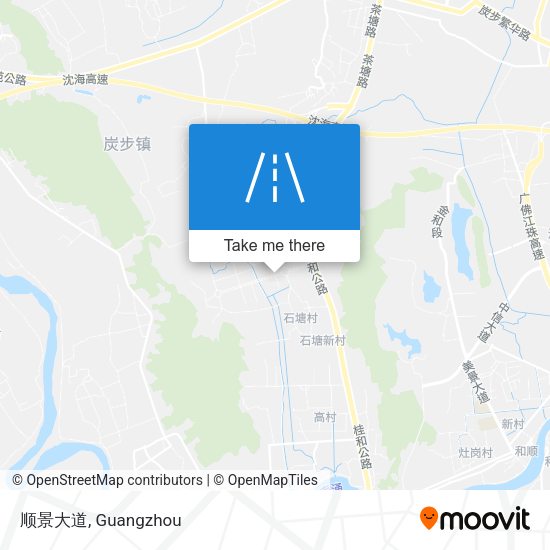 顺景大道 map