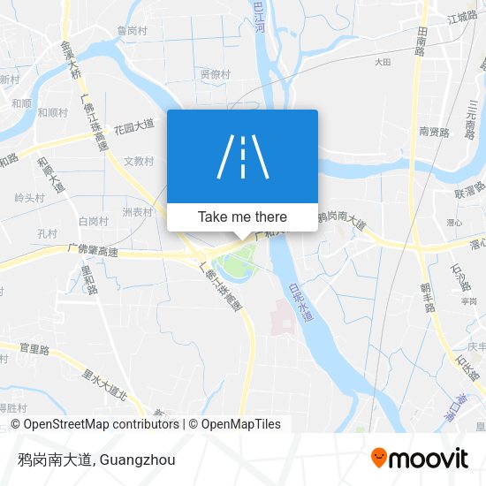 鸦岗南大道 map