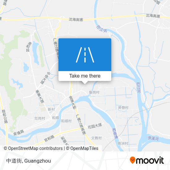 中道街 map