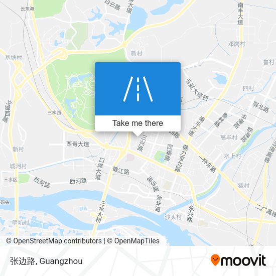 张边路 map