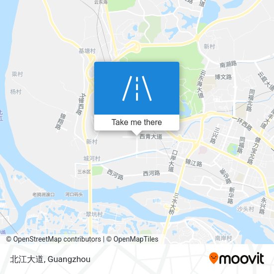 北江大道 map