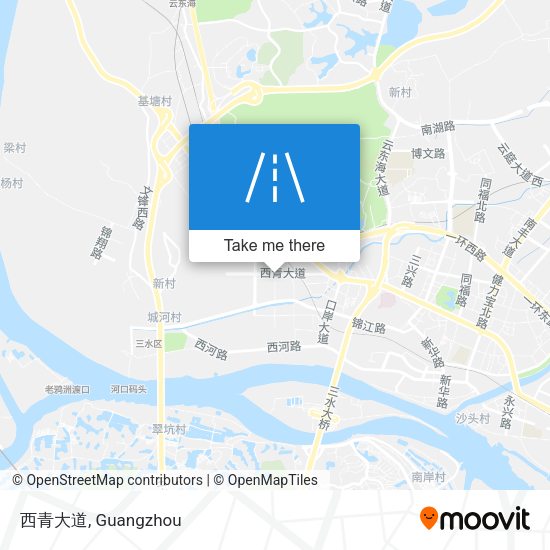 西青大道 map