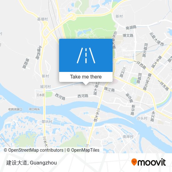 建设大道 map
