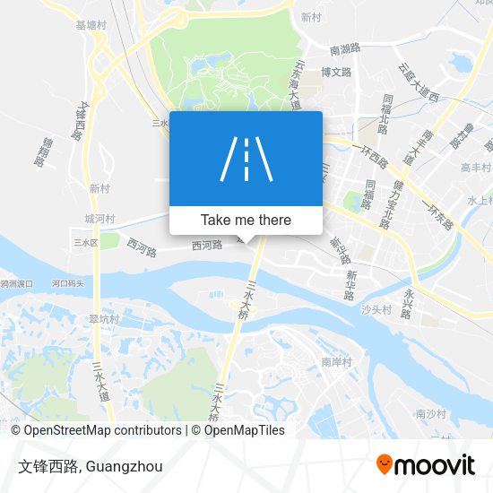 文锋西路 map