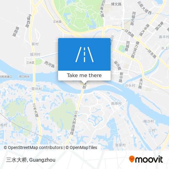 三水大桥 map