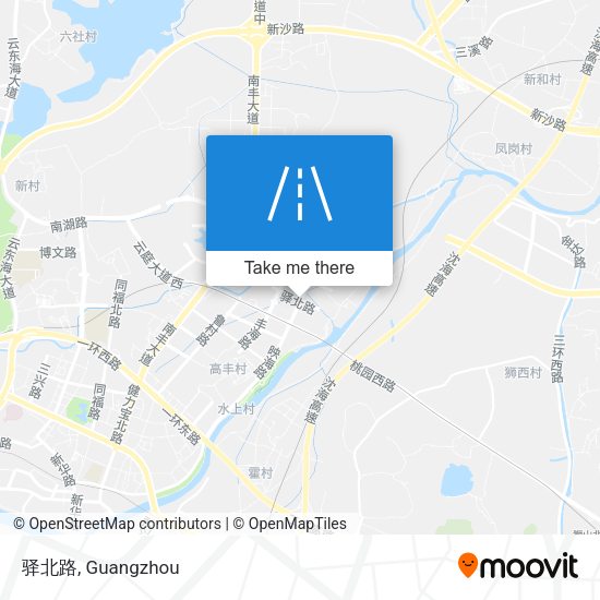 驿北路 map