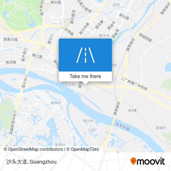 沙头大道 map