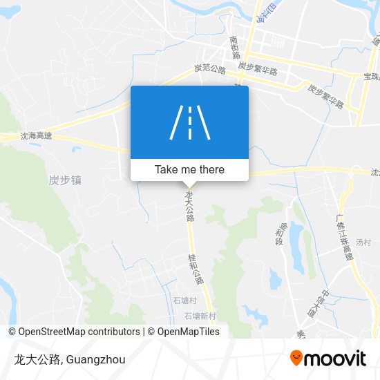 龙大公路 map