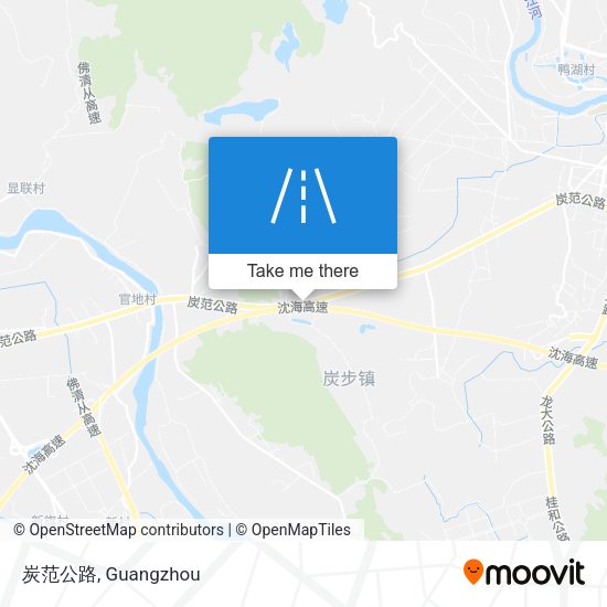 炭范公路 map