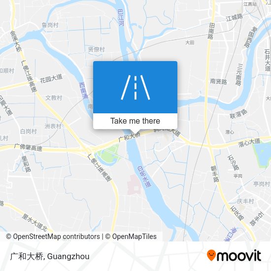 广和大桥 map