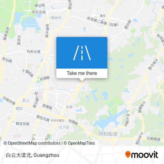 白云大道北 map