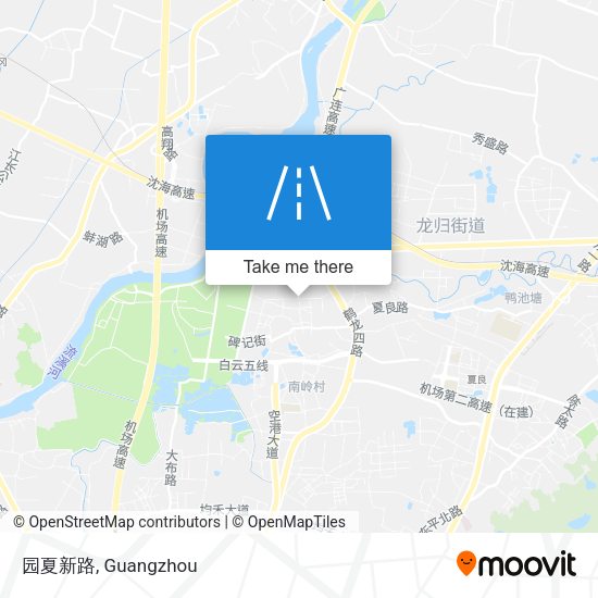 园夏新路 map