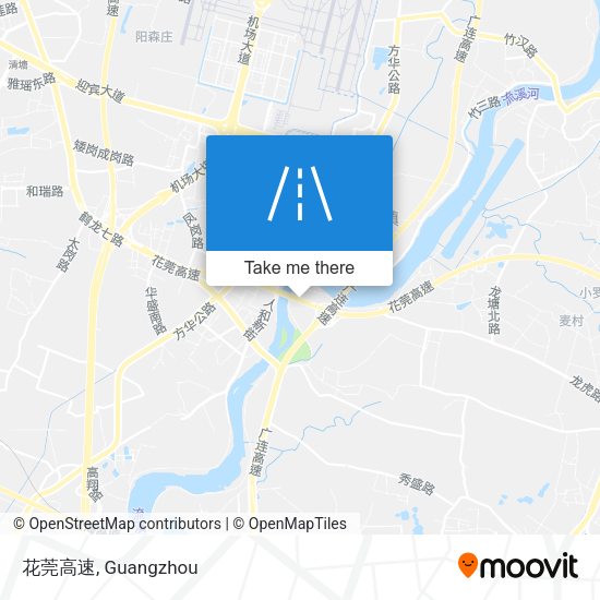 花莞高速 map