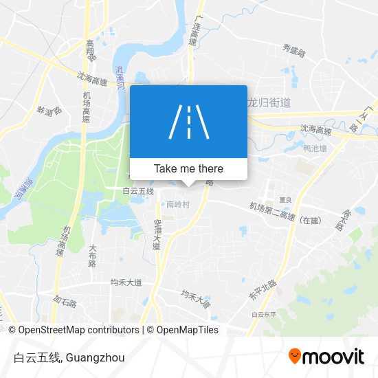 白云五线 map