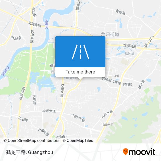 鹤龙三路 map