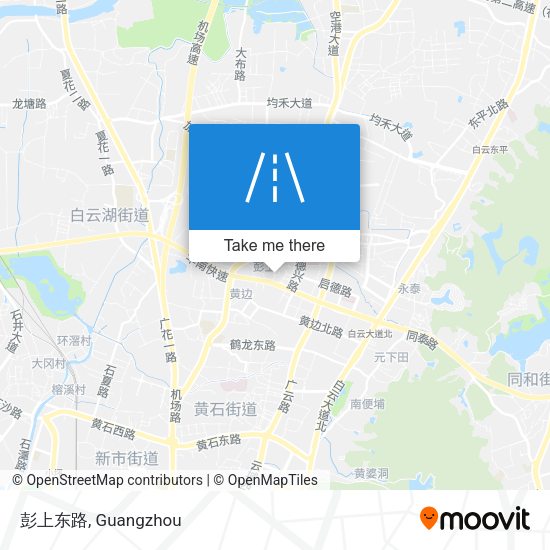 彭上东路 map