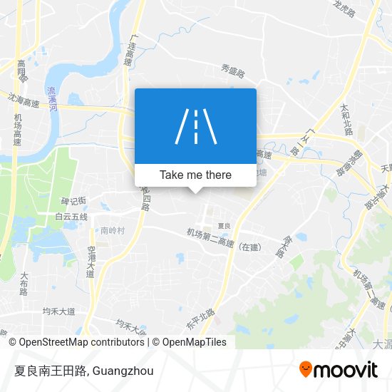 夏良南王田路 map