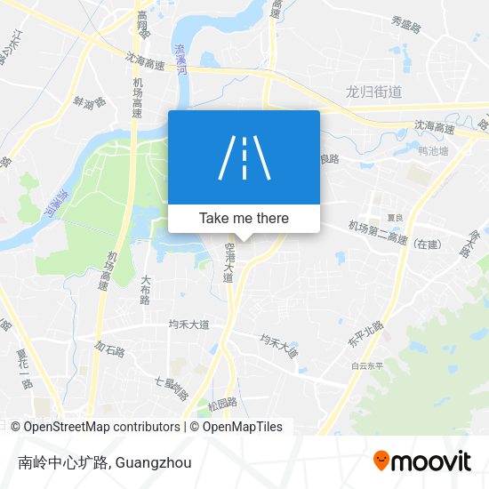 南岭中心圹路 map