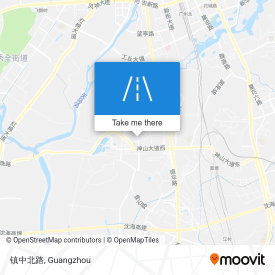 镇中北路 map