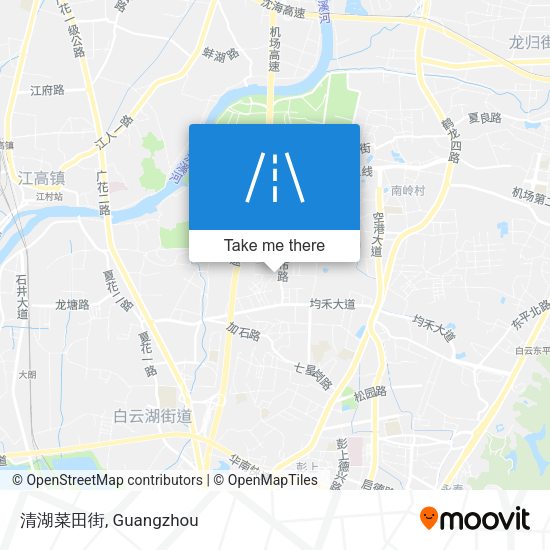 清湖菜田街 map
