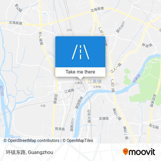 环镇东路 map