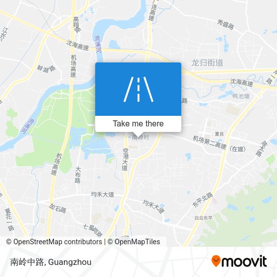 南岭中路 map