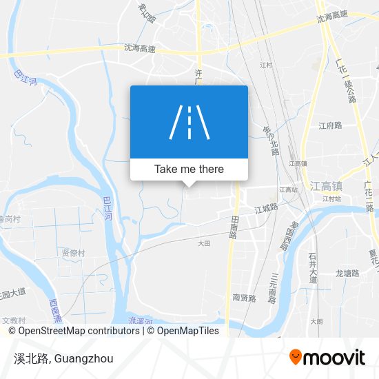 溪北路 map