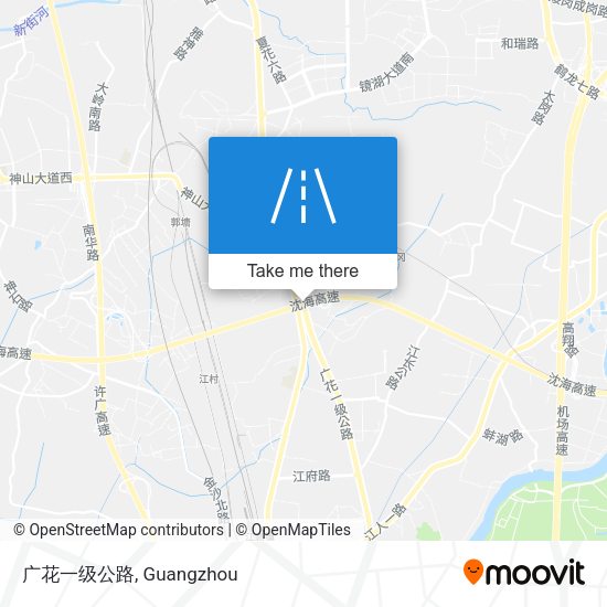 广花一级公路 map