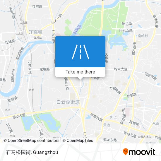 石马松园街 map