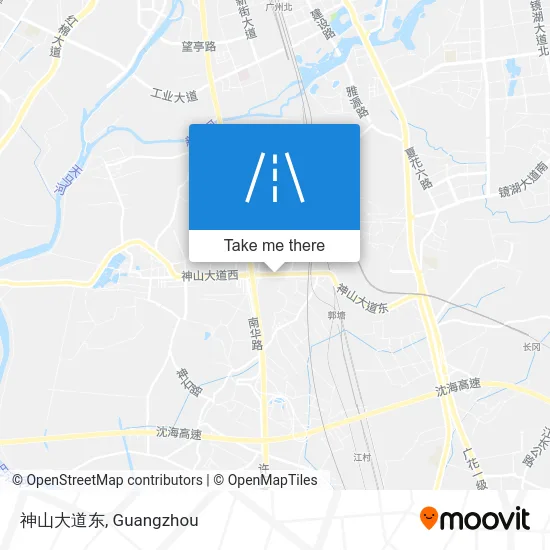 神山大道东 map