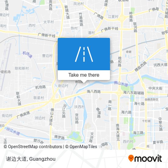 谢边大道 map