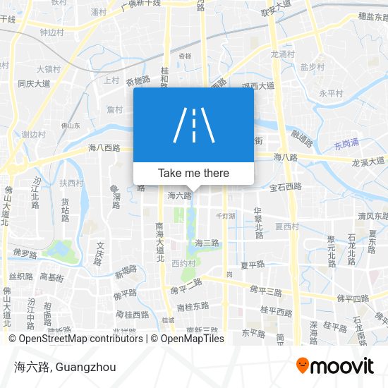 海六路 map