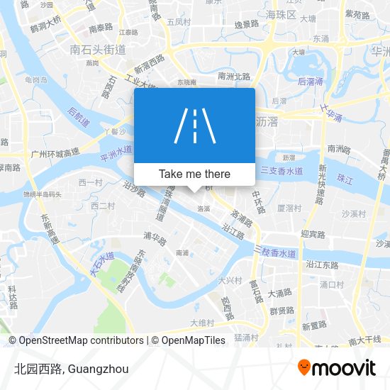 北园西路 map