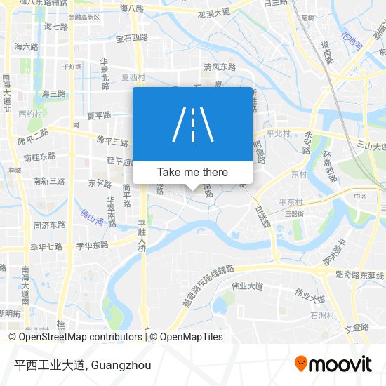平西工业大道 map