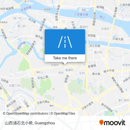 山西涌石北小桥 map