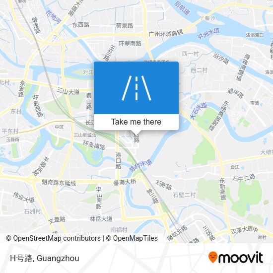 H号路 map