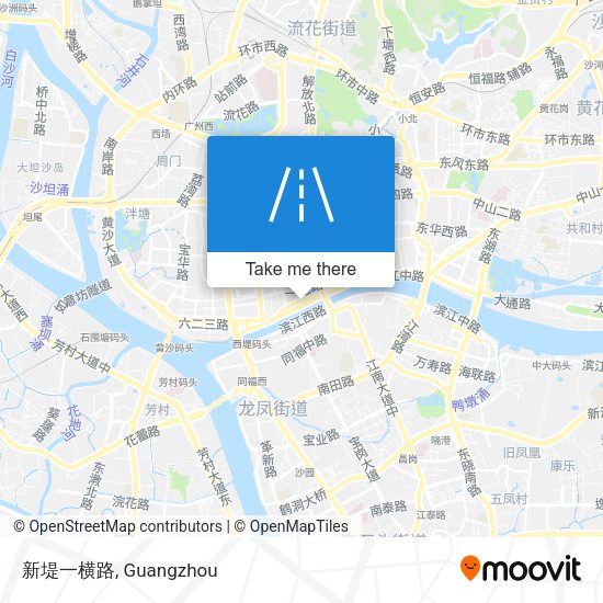 新堤一横路 map