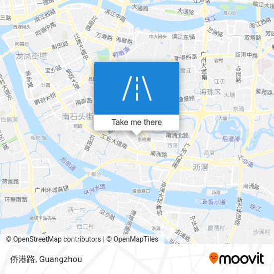 侨港路 map