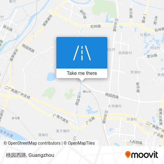 桃园西路 map