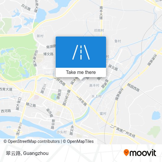 翠云路 map