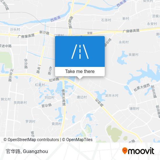官华路 map