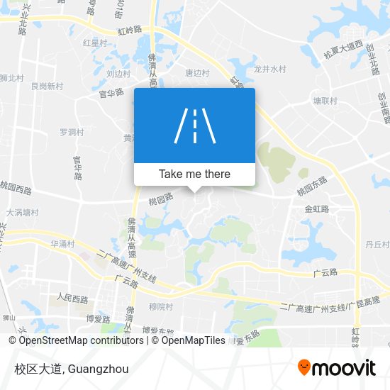 校区大道 map