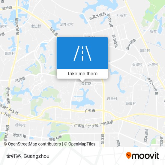金虹路 map