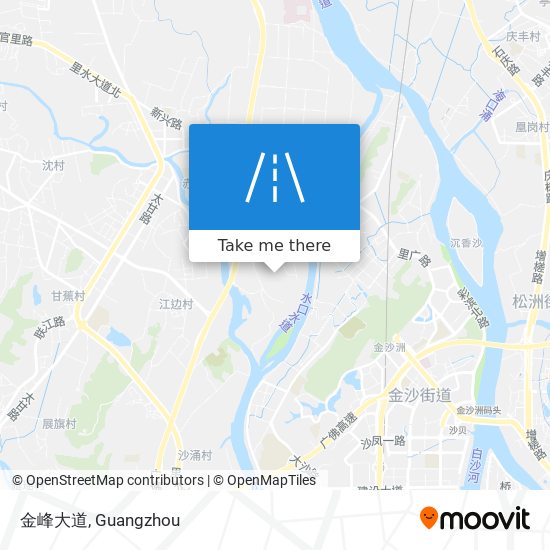 金峰大道 map