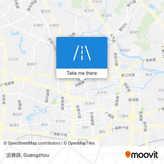 沥雅路 map