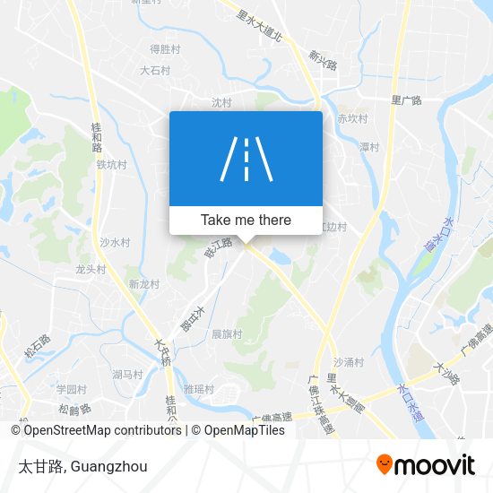太甘路 map