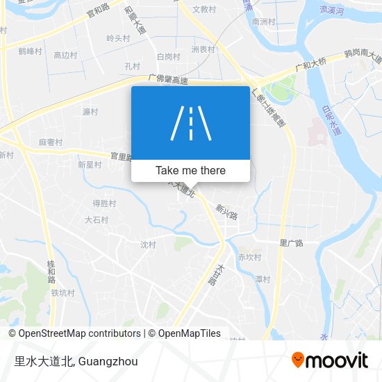 里水大道北 map
