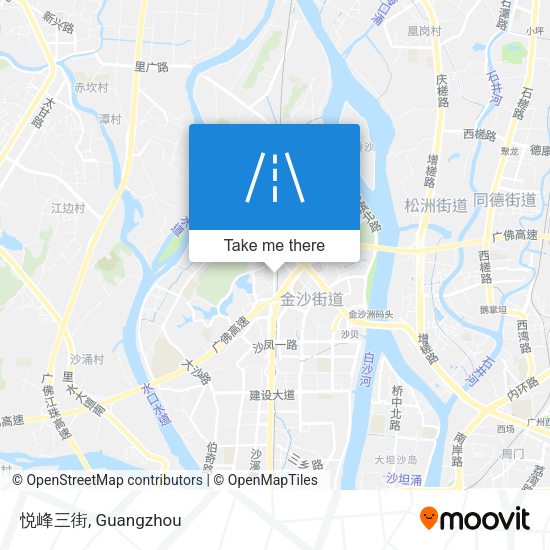悦峰三街 map