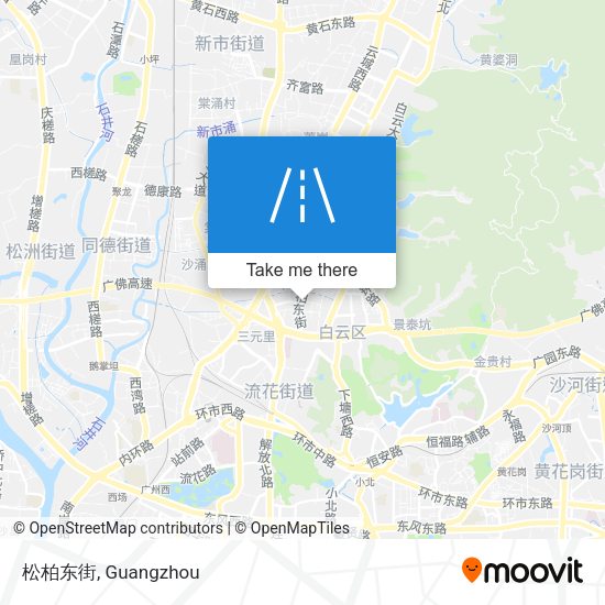 松柏东街 map