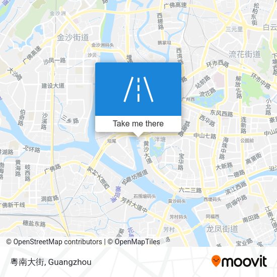 粵南大街 map